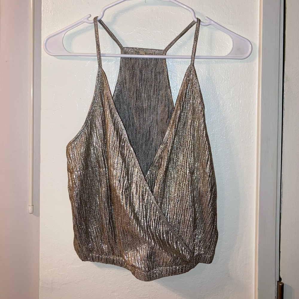 Zara Sparkly Top